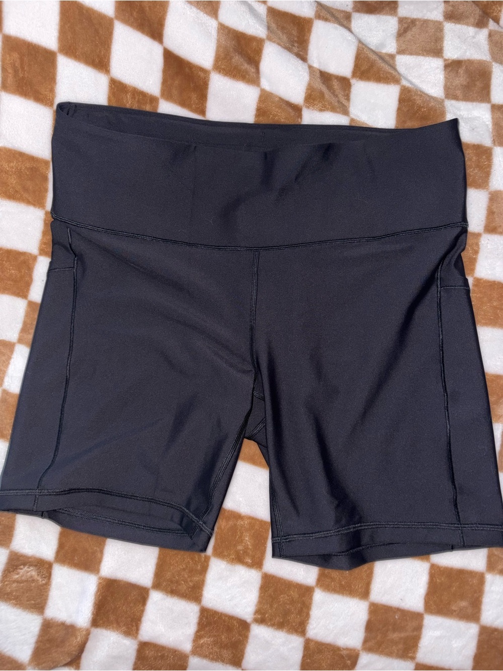 Athleta High-Waist Black Women's Active Bike Shorts